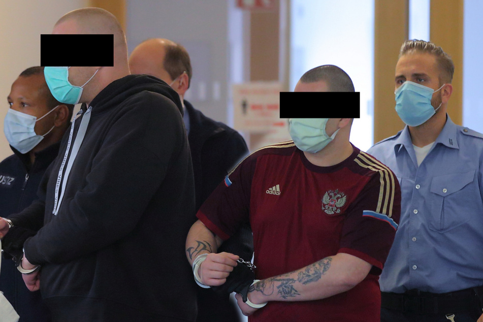 Sebastian K. (41) und Mario D. (31) bekamen "Knastverlängerung" im Amtsgericht Dresden.