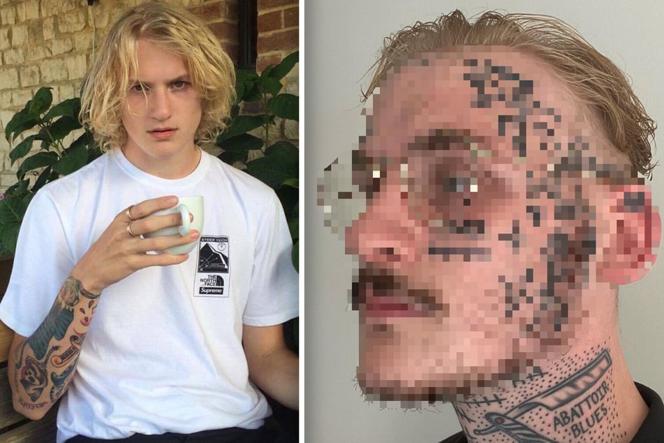 Mann lässt sich mehr als 150 Tattoos stechen, davon sind 23 im Gesicht: So sieht er heute aus!