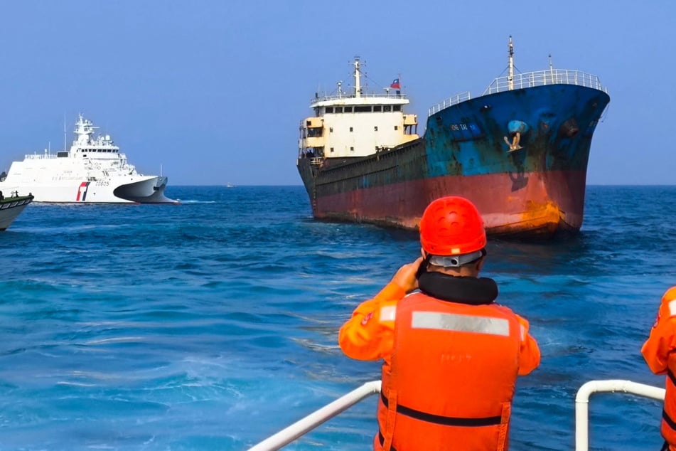 Taiwan detained a massive Chinese-crewed cargo ship after an undersea telecoms cable was severed off the island.