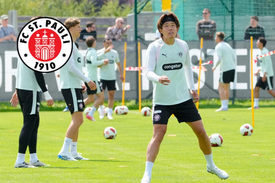 St. Pauli im Trainingslager: Fußball-Tennis macht Freude