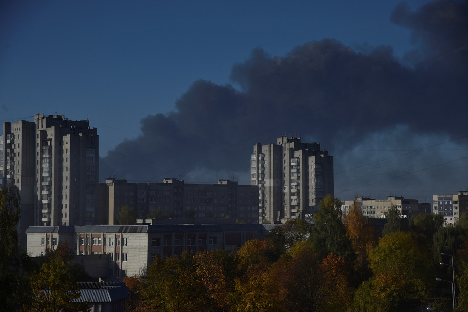 The western Ukrainian city of Lviv was also hit by Russian missiles.