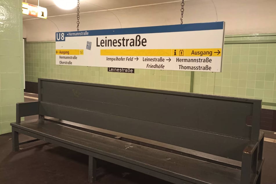 Die Polizei ist am Dienstagabend zu einem blutigen Zwischenfall im U-Bahnhof Leinestraße gerufen worden. (Archivfoto)