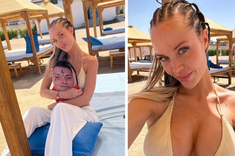 Laura Sophie Gehrke (28) nimmt ihren Joshua-Ersatz überall mit hin, solange ihr Mann im Knast sitzt.