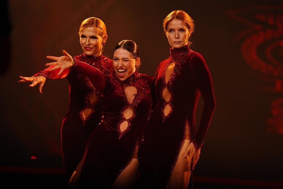 Voller Einsatz auf dem Parkett: Bianca Heinicke zeigte in der Kennenlernshow ihren ersten Tango – dafür gab’s 14 Jury-Punkte.