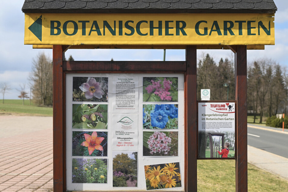 Ein Gartenfest wird im Botanischen Garten in Schellerhau gefeiert.