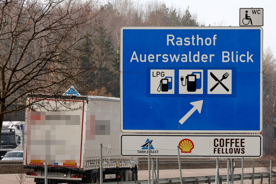 Die Kontrollen fanden an der Raststätte "Auerswalder Blick" an der A4 statt.