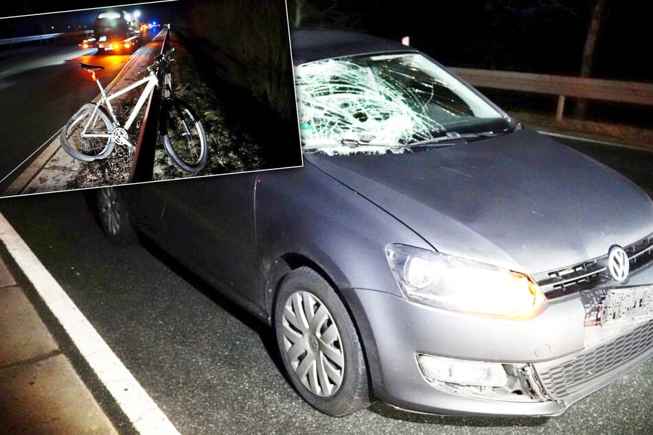 Tödliche Fahrradtour: Biker wird von VW "aufgeladen" und stirbt