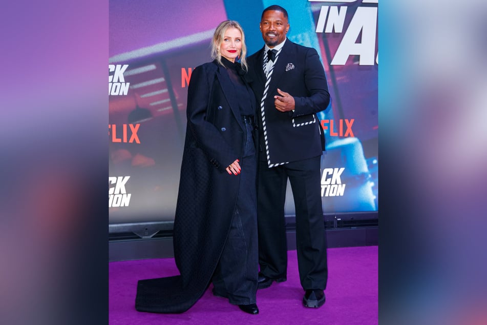 Zusammen mit Co-Star Jamie Foxx (57,r.) präsentierte Cameron Diaz (52, l.) ihren neuen Film in Berlin.