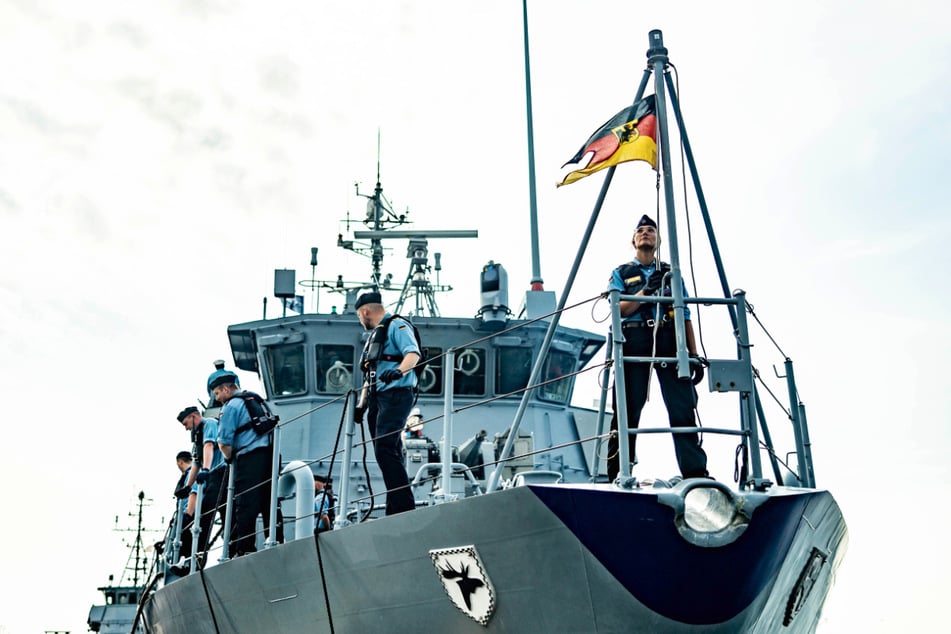 Die "Homburg" wird für mehrere Monate im Einsatz sein.