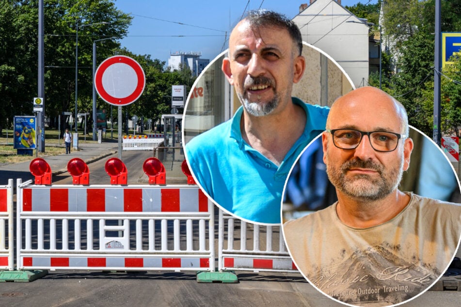 Baustellen Chemnitz: Chemnitzer Dauerbaustelle ärgert Händler: "Der Umsatz ist stark eingebrochen"