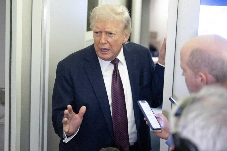 President Donald Trump threatened media outlets who publish what he says are fake AI-generated stories with "charges for TREASON."