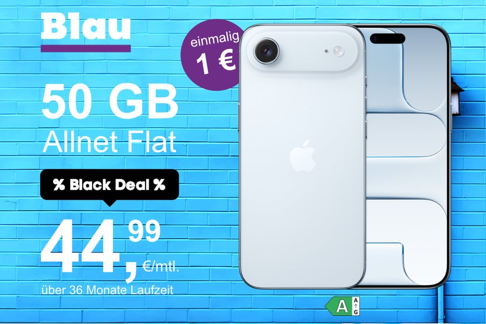 Das neue iPhone 17 Air im o2 Mobile M für einmalig 1 Euro.