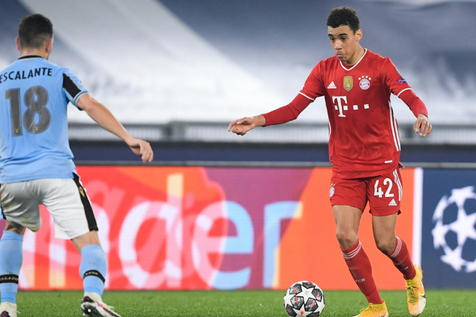 Jamal Musiala (17) erzielte gegen Lazio Rom sein erstes Champions-League-Tor.