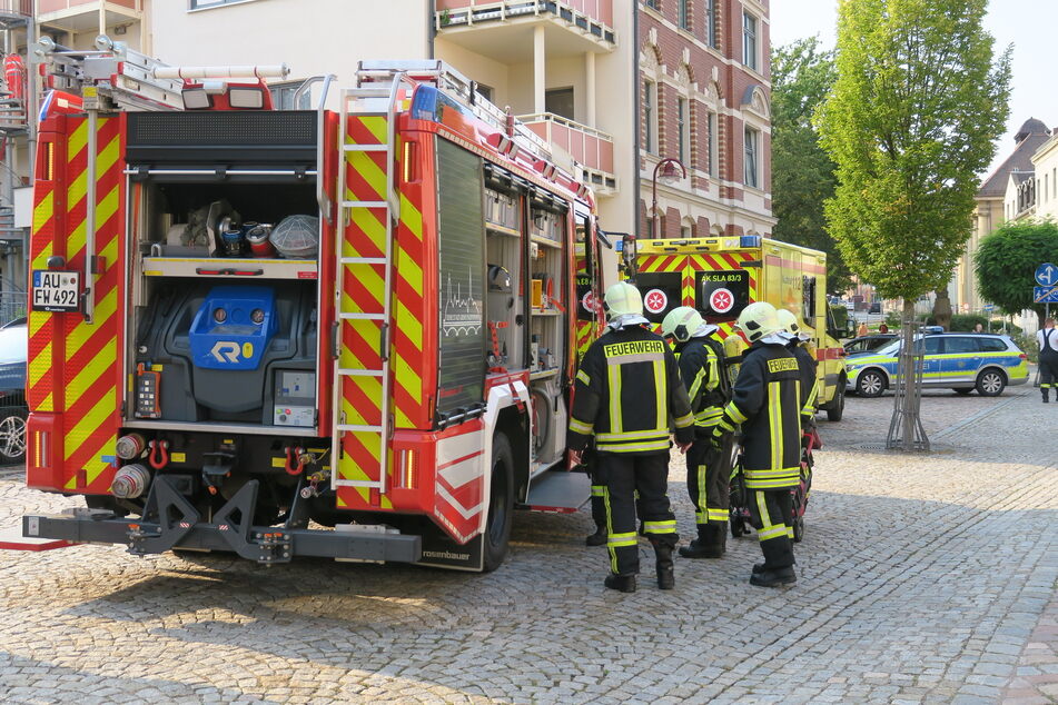 Die Feuerwehr war mit 16 Einsatzkräften vor Ort.
