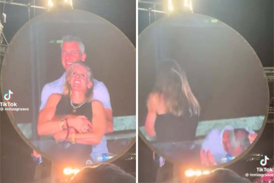 Der peinliche Kiss-Cam-Moment ging innerhalb kürzester Zeit viral.