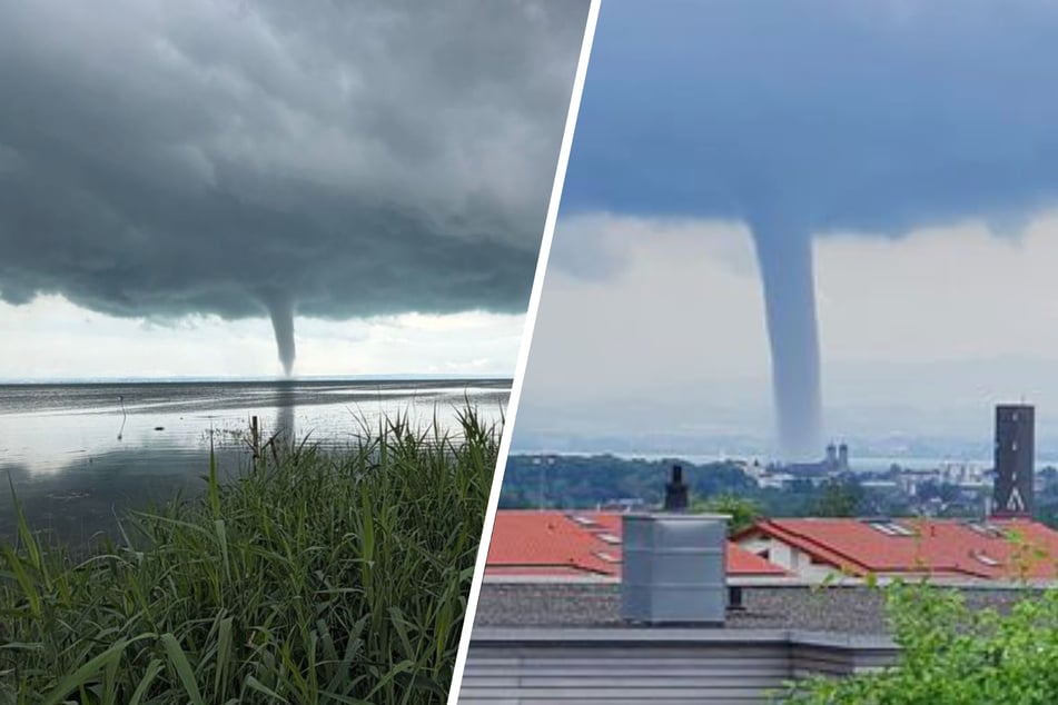 Mit bis zu 150 Sachen übers Wasser: Tornado auf dem Bodensee gesichtet