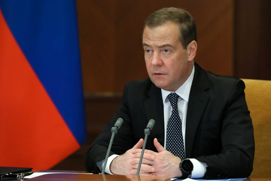 Dmitri Medwedew (57), stellvertretender Vorsitzender des russischen Sicherheitsrates und Chef der Partei "Einiges Russland" sowiee ehemaliger Präsident von Russland.