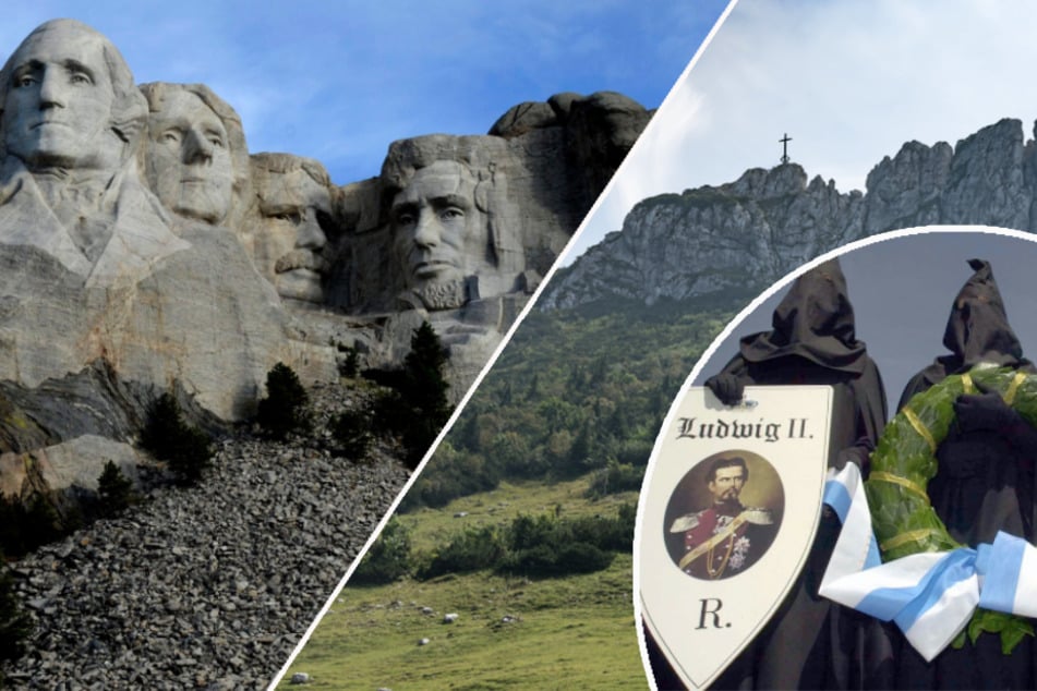 Irre Idee: Geheimbund Königstreuer plant Mount Rushmore in Bayern