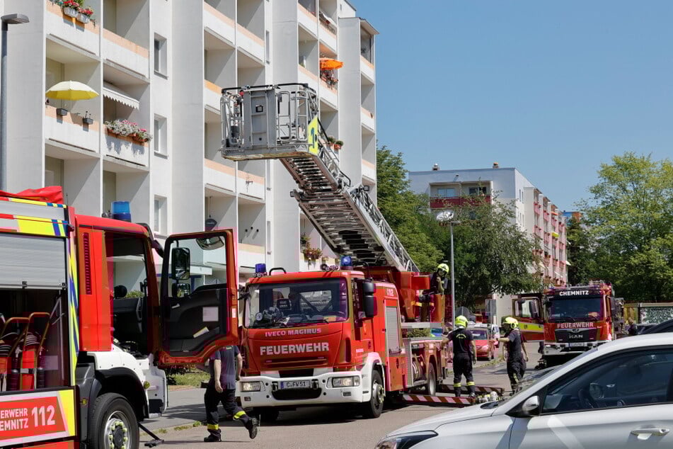 Am Mittwoch wurde die Feuerwehr Chemnitz in die Dr.-Salvador-Allende-Straße gerufen.
