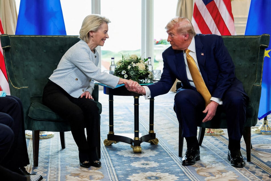 European Commission President Ursula von der Leyen and US President Donald Trump agreed on a trade deal that will see EU exports taxed at 15%.