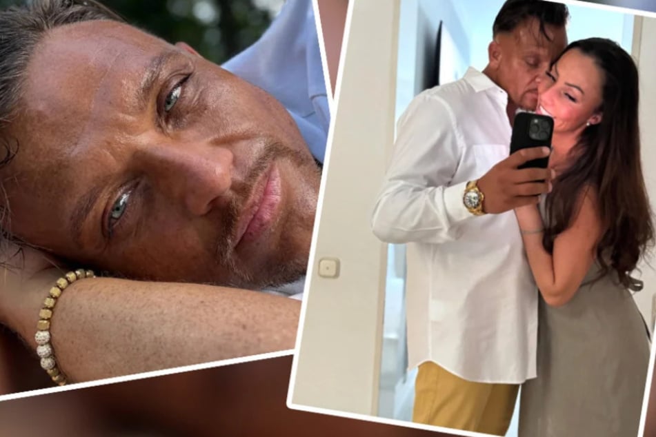 Der verliebt dreinschauende Menowin Fröhlich (l.) ist weiterhin zu sehen - nur das Foto mit seiner neuen Freundin scheint verschollen.