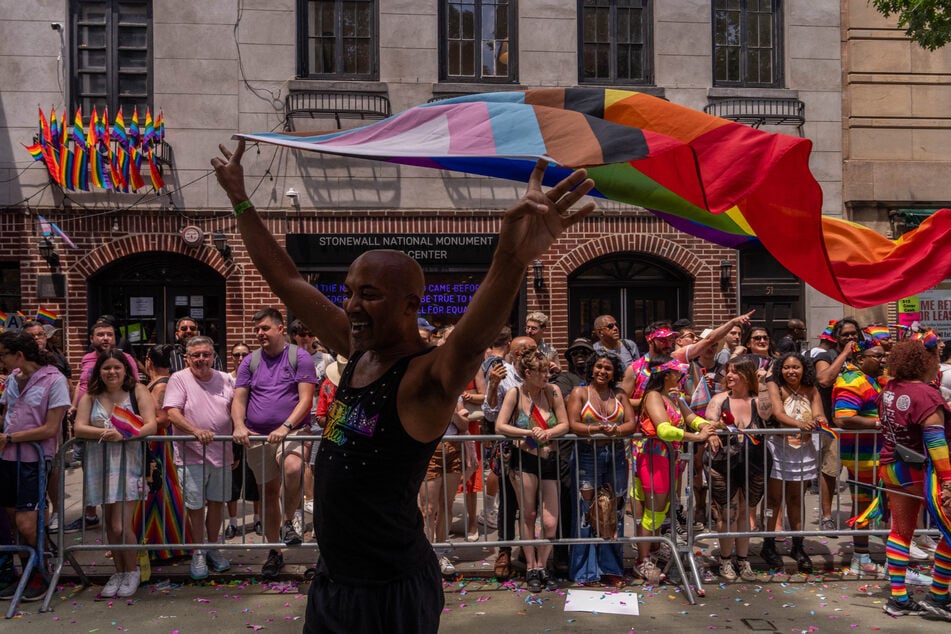 New York's Stonewall national monument memorializes the eponymous Stonewall Uprising of 1969.