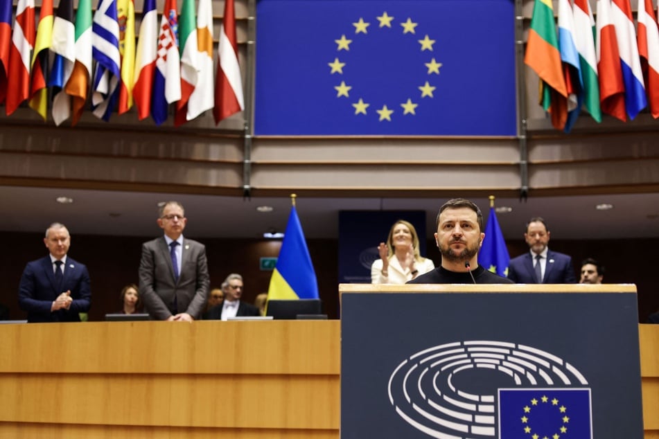 Wolodymyr Selenskyj (45) auf dem EU-Gipfel.