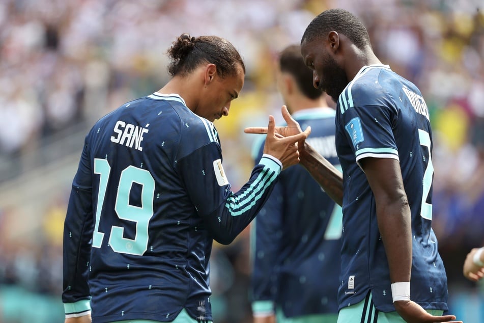 Ist die DFB-Karriere für Leroy Sané (l.) und Antonio Rüdiger vorbei?