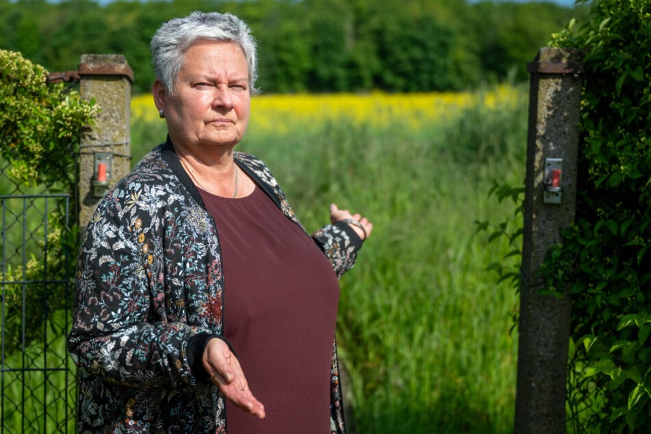 Katrin Scherwenk (59) von der Bürgerinitiative sieht in dem Polizeieinsatz einen Einschüchterungsversuch.