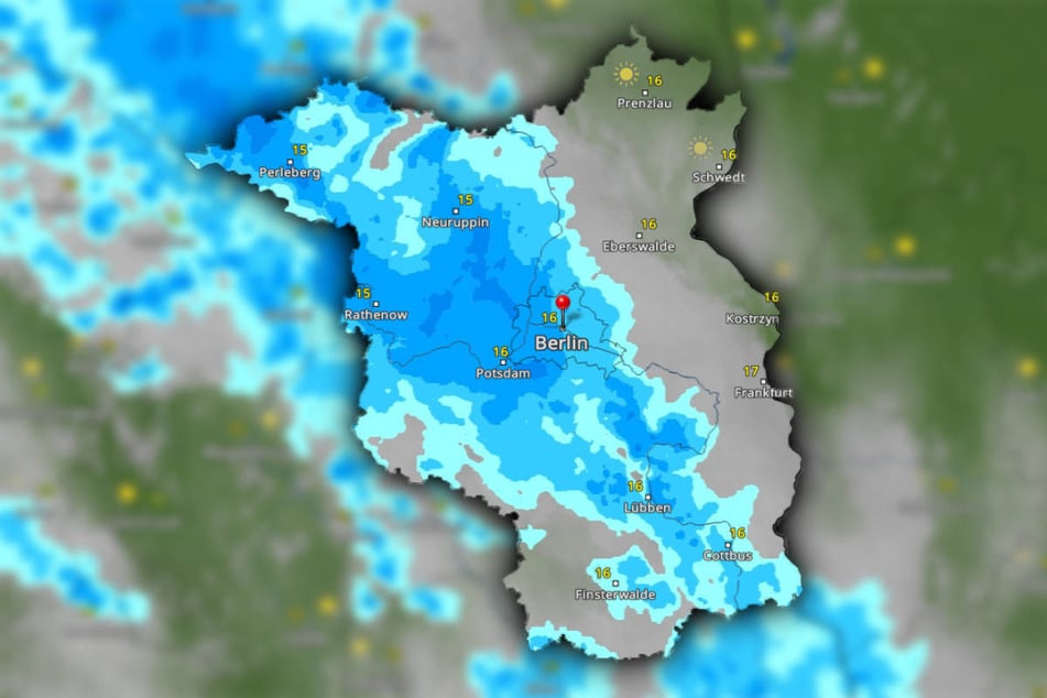 In den kommenden Tagen ziehen immer wieder Niederschlagsbänder über die Hauptstadtregion.