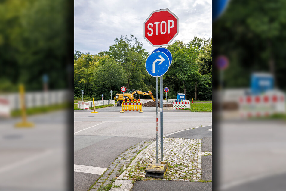 Die Stadtverwaltung stellt sukzessive neue Verkehrsschilder auf.