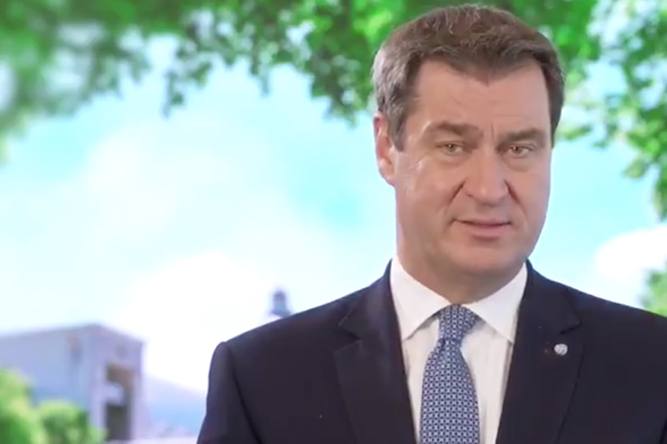 Per Videobotschaft hat sich Markus Söder an die Bürger gewendet.