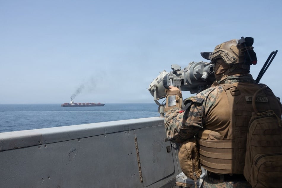 On Tuesday, US Marines captured and released a ship in the Arabian Sea suspected of trying to violate the blockade of Iranian ports.