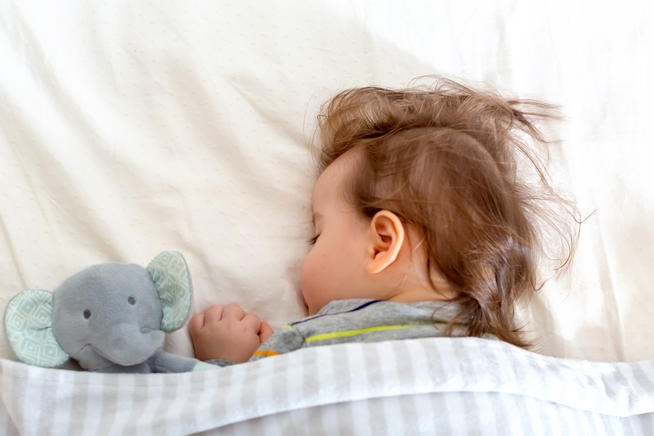 Wenn das Kuscheltier nicht fehlen darf: Das Kind will nicht alleine schlafen, ein kuscheliger Stofffreund gibt Halt.