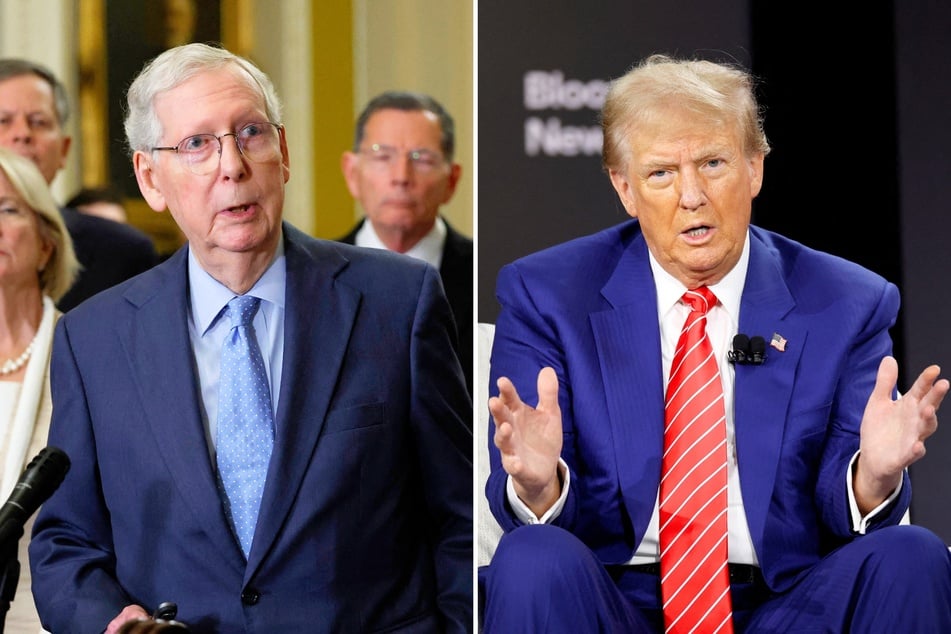 Senate Minority Leader Mitch McConnell reportedly said damning things about Donald Trump behind closed doors, according to an upcoming biography.