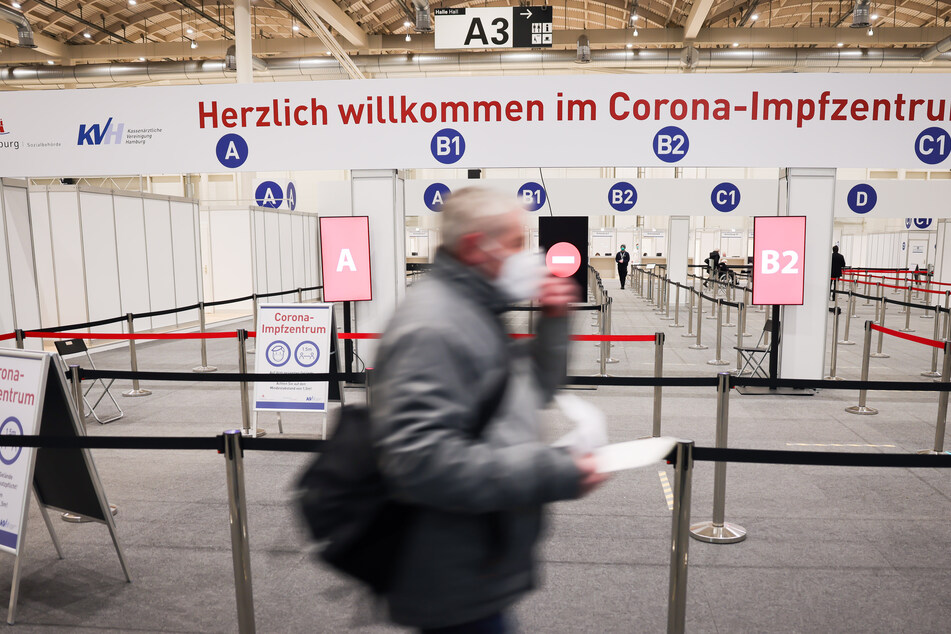 Das Impfzentrum in den Messehallen: Die Millionenmarke für Erstimpfungen hat Hamburg bereits geknackt.