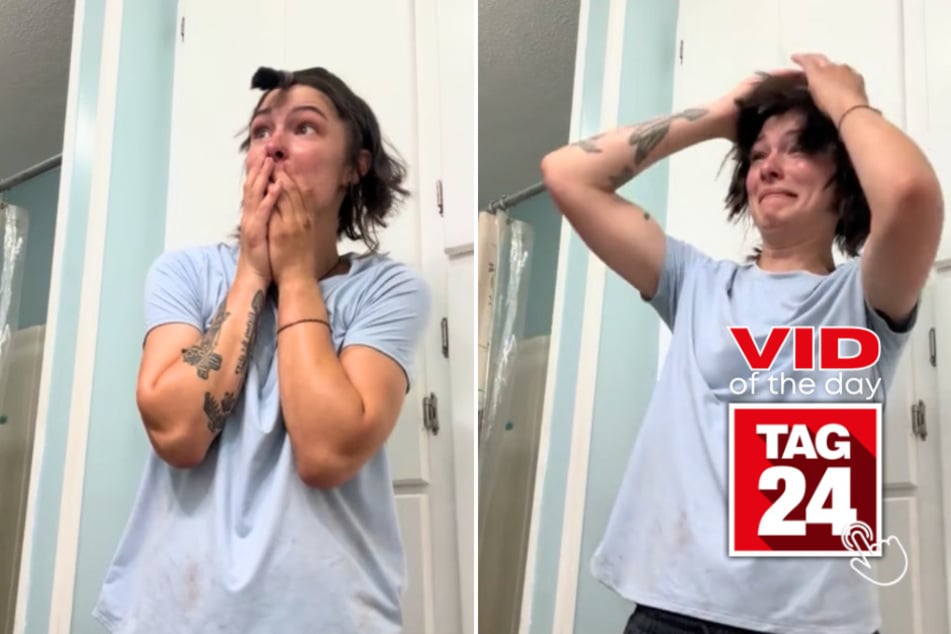 viral videos: Viral Video of the Day for July 19, 2024: Girl's sister fails at haircut after watching YouTube tutorial!