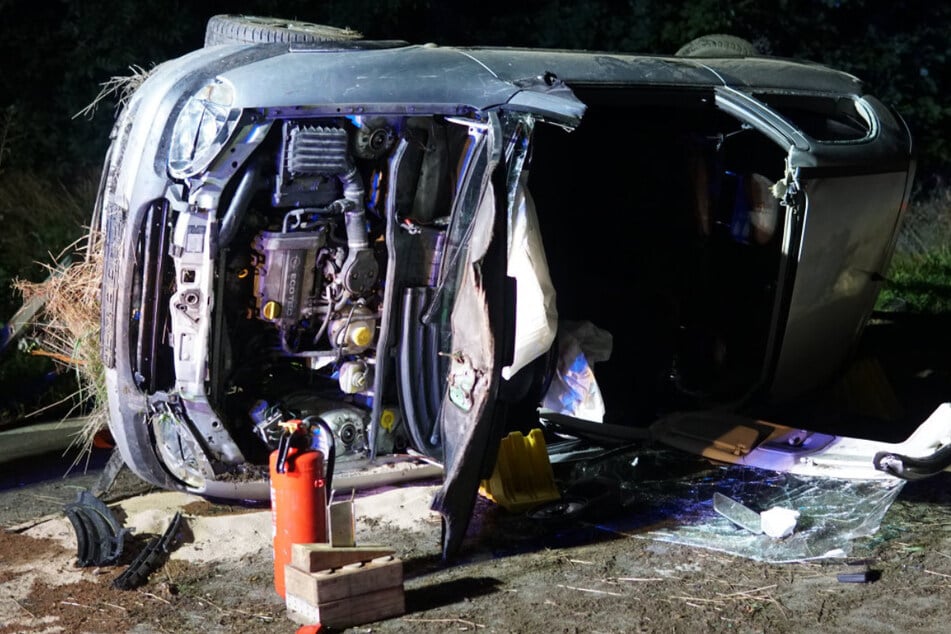 An dem Opel Corsa entstand Totalschaden.