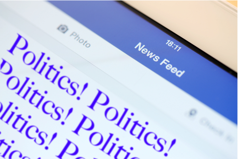 Facebook is rolling out new limits on how much political content users will be exposed to in their News Feeds (stock image).