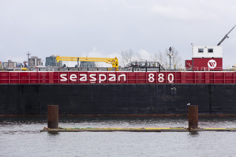 Seaspan Shipyards is pictured in North Vancouver, British Columbia, on February 13, 2026.
