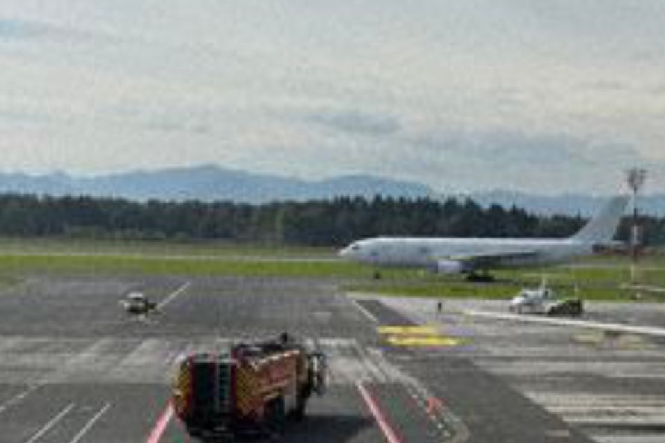 Der Airbus A300-600 der San Marino Executive Aviation landete sicherheitshalber am Flughafen von Ljubljana.