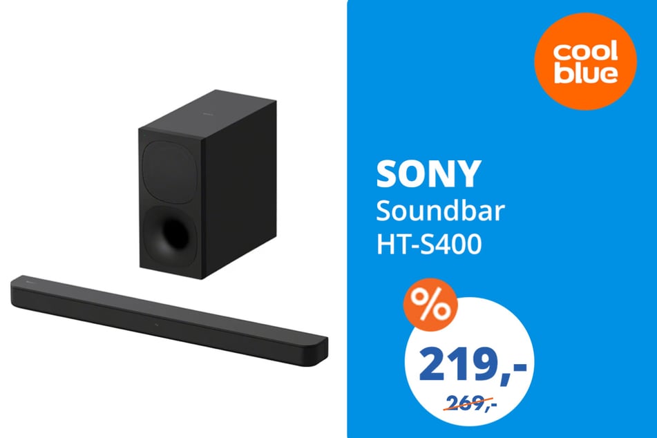 Die Sony Soundbar für 219 statt 269 Euro.