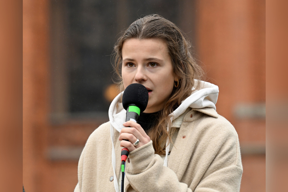 Klimaaktivistin Luisa Neubauer (27) will am Wochenende in Dresden sprechen.