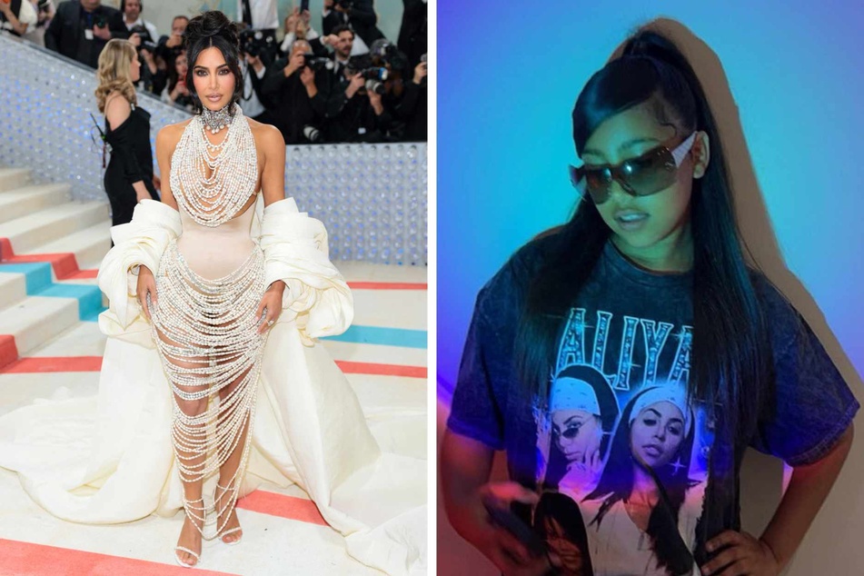 North West's hilarious roast of Kim Kardashian's 2023 Met Gala look goes viral!