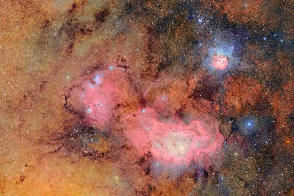 This undated handout image released by NSF-DOE shows a combination of 678 separate images taken by NSF-DOE Vera C. Rubin Observatory in just over seven hours of observing time.