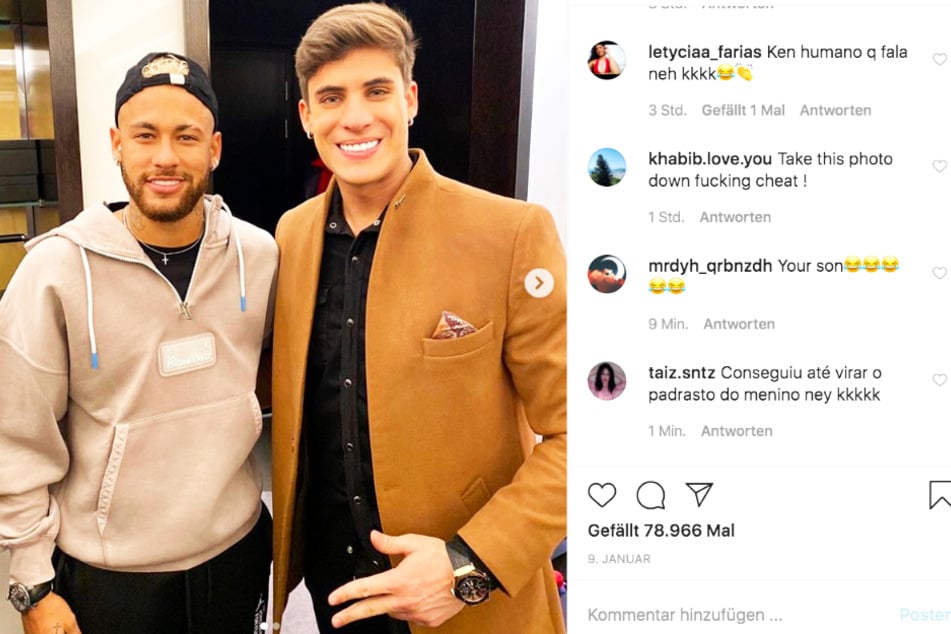 Neymar (28) und sein "Fan" Tiago Ross (23) lernten sich im Januar 2020 kennen.