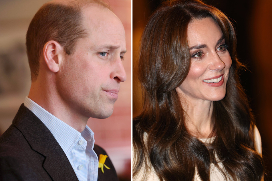 Prince William (l.) brushed off speculation about his wife, Kate Middleton, and her health in a new statement.