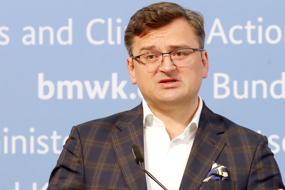 Der ukrainische Außenminister Dmytro Kuleba (41) am Donnerstag in Berlin.