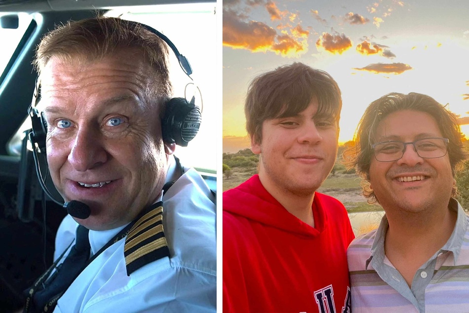 Among the passengers onboard the submarine that went missing on a trip to the Titanic wreckage is British billionaire Hamish Harding (l.) and Vice-Chairman of Engro Corporation Limited Shahzada Dawood (r.) and his son Suleman Dawood.