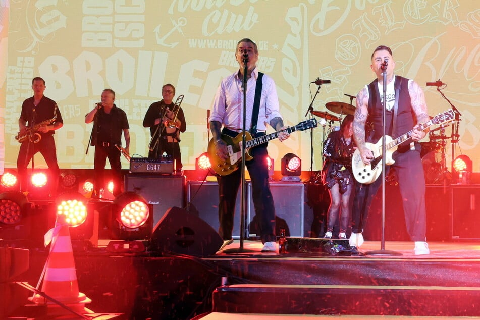 Am Samstag brachte die Band "Broilers" das Dynamo-Stadion ordentlich zum Beben.